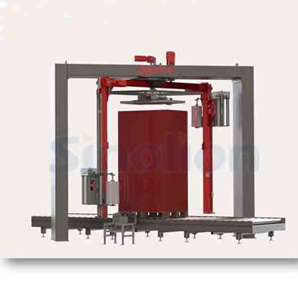 SM-ALC33 双膜架高速悬臂式缠绕机