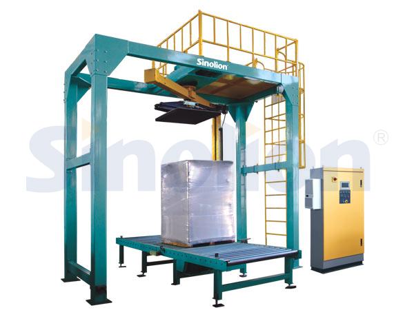 R1800FZ-PLCS悬臂压顶在线式缠绕包装机 R1800FZ-PLCS悬臂压顶在线式缠绕包装机